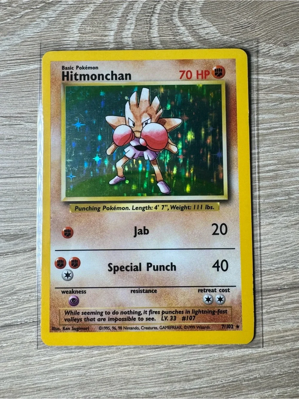 Hitmonchan #7/Pokemon Base Set